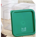 7 Litre Plastic Storage Bucket with Lid-Square-221x221x229mm