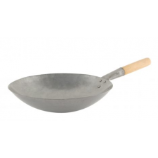 Wok with Wooden Handle 300mm